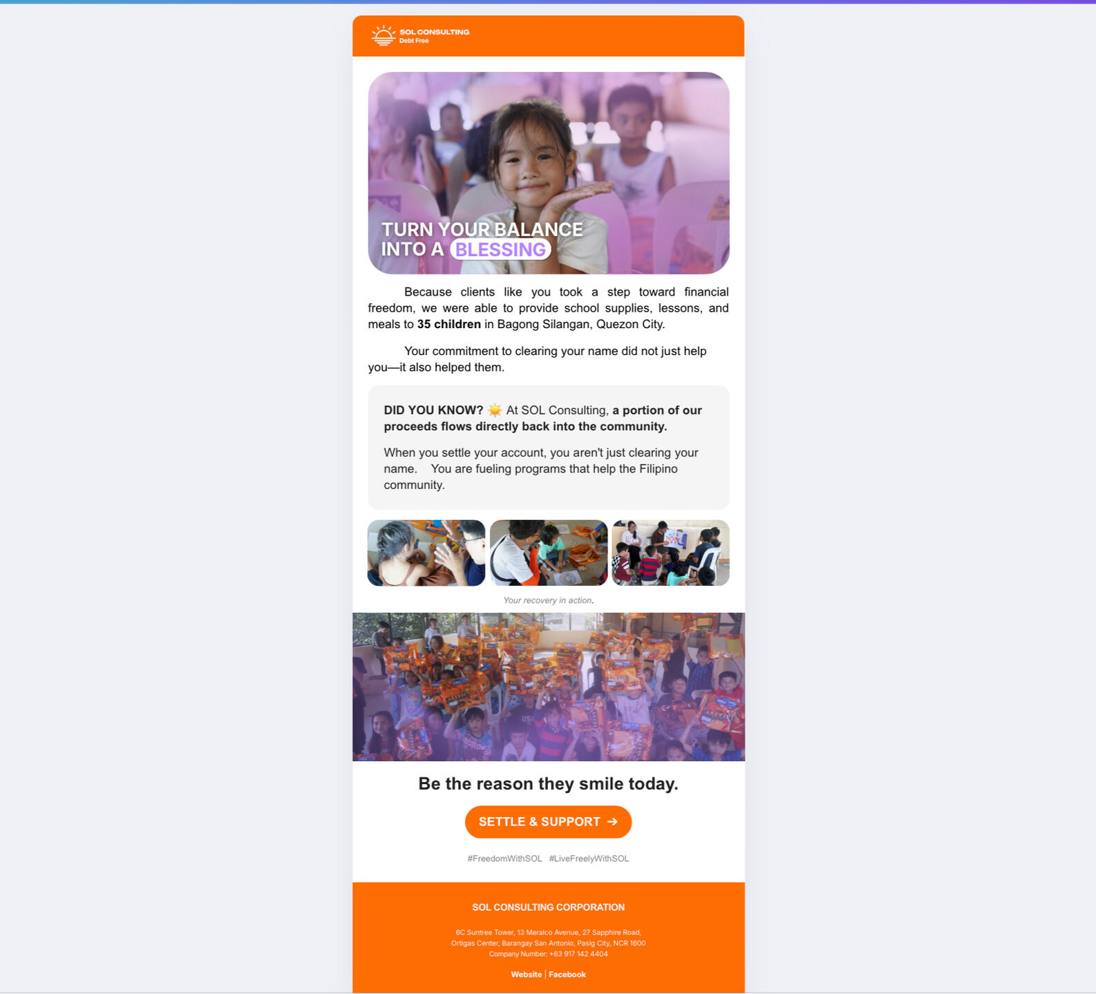 Email Blast Design